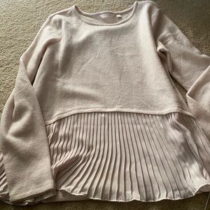 Lauren Conrad light pink fleece